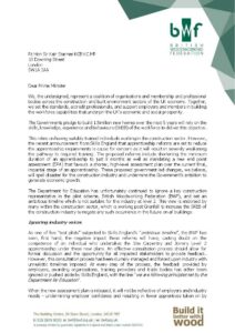 Construction Coalition Letter - Apprenticeship Reforms Oct 2025 Page 1