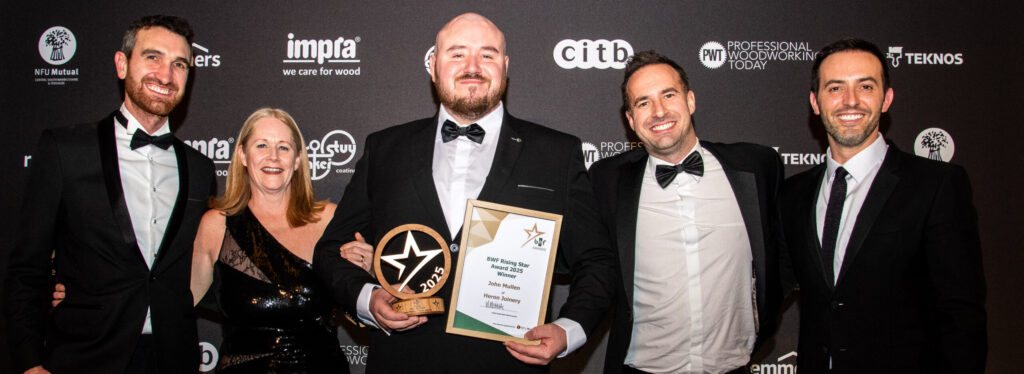 John Mullan won the Rising Star award at the BWF Awards 2025