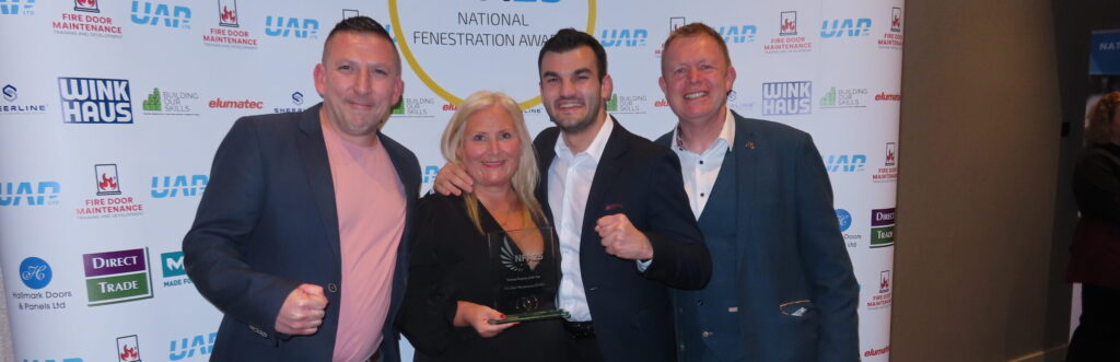 The FDM team at the National Fenestration Awards (NFA) 2025