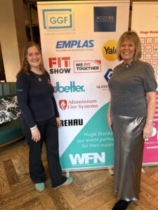 Women in Fenestration (WFN) Founder Sarah Ball with FFIT Show Event Director Nickie West