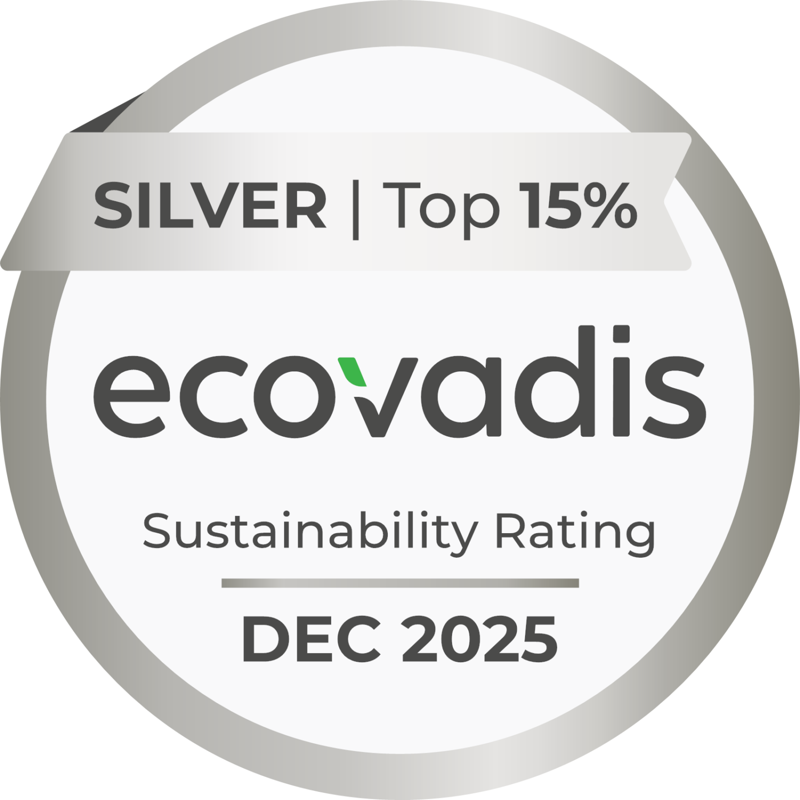 Hodgson Sealants Awarded EcoVadis Silver Medal for Sustainability Performance