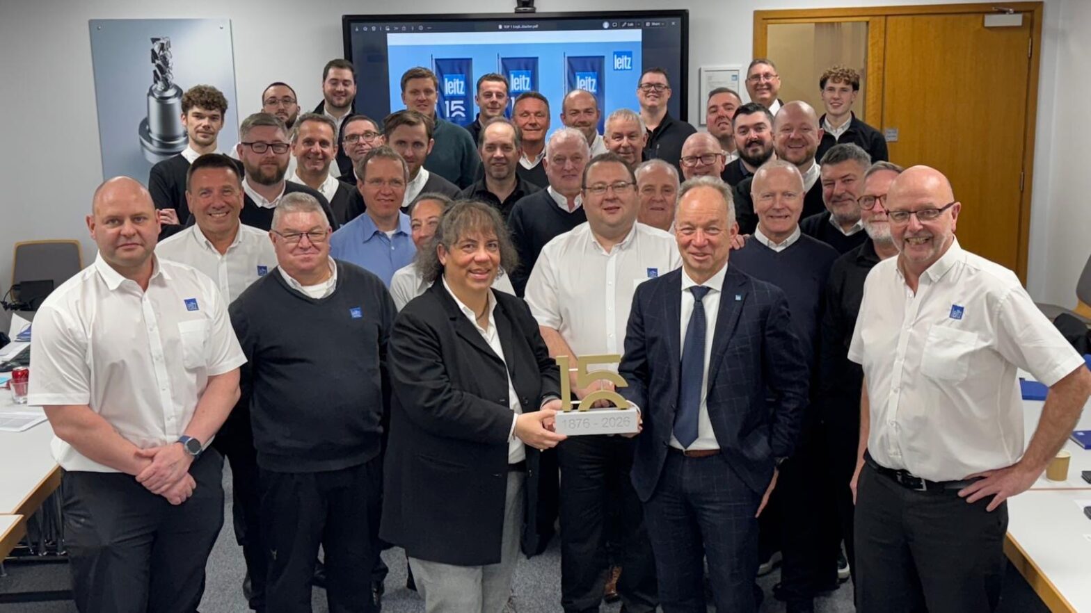 Leitz Tooling wins Precision Tools Specialist of the Year award Leitz Tooling UK team photo