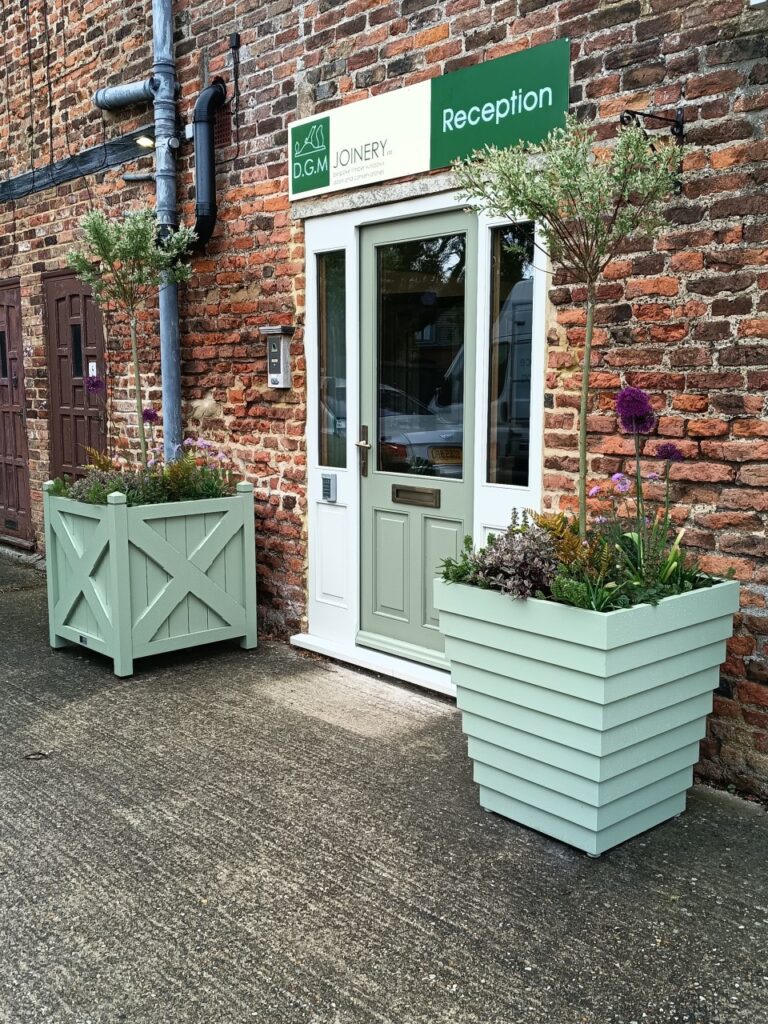 DGM timber planters
