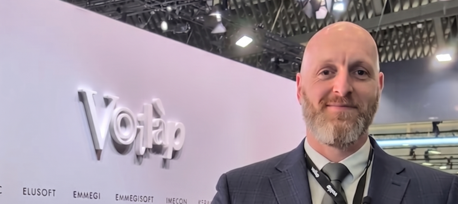Stuga’s Danny Jones at Fensterbau 2026 Danny Jones on the Voilap Stand at Fensterbau Frontale