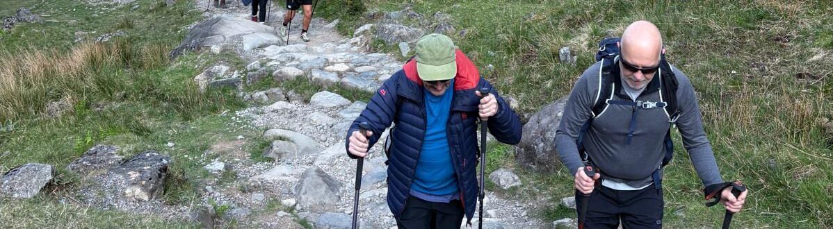 Andy Ball during one of the training weekends for the Inca Trail