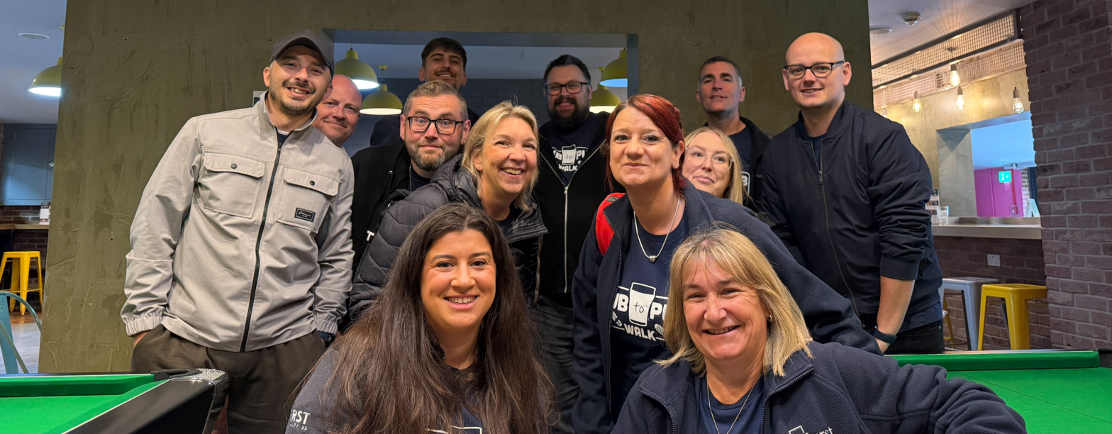 Hurst Team completes charity walk for Dove House Hospice Hurst Team charity walk 2026