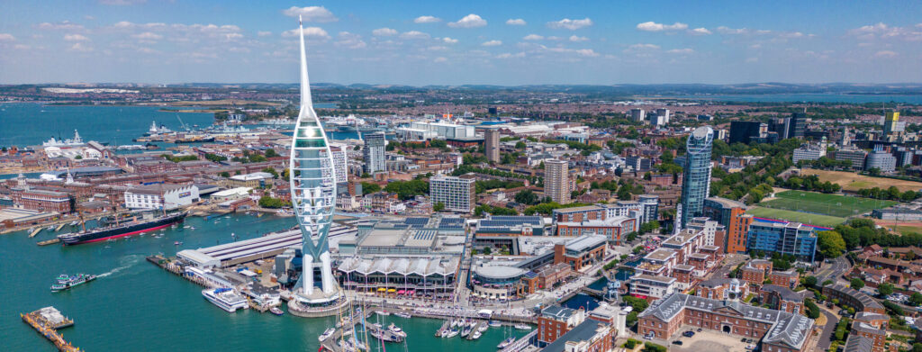 Spinnaker Tower from above 2026